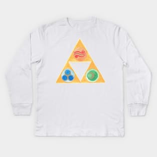 Triforce Kids Long Sleeve T-Shirt